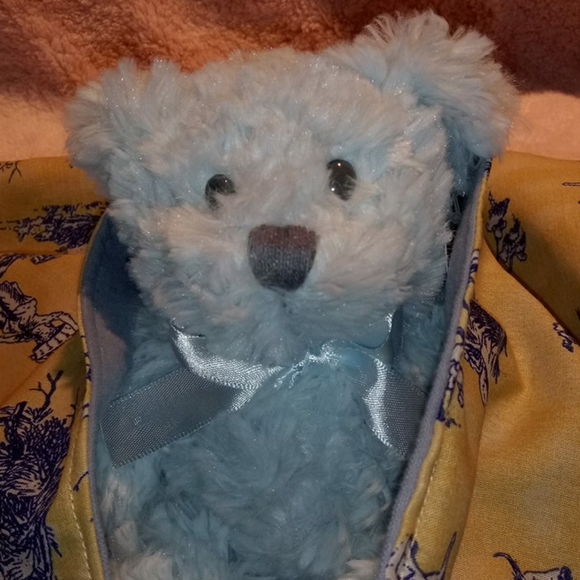 Homemade Vintage Village Scene Baby Blanket - Picture 6 of 6